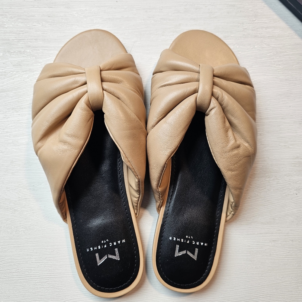 Marc Fisher | Shoes | Marc Fisher Tan Olita Sandals New Without Tags | SZ 7